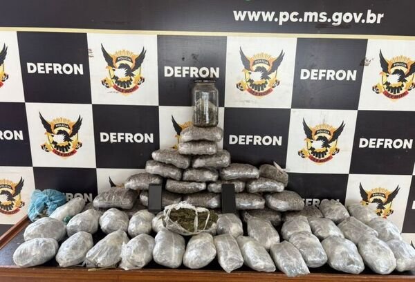 Homem é preso com mais de 28 kg de skunk no Canaã III