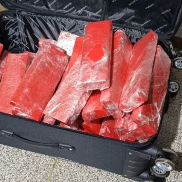Mulher é presa com mais de 30kg de maconha ao sair da rodoviária