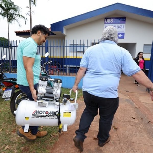 Prefeitura equipa Posto de Saúde do Parque do Lago II com compressor odontológico