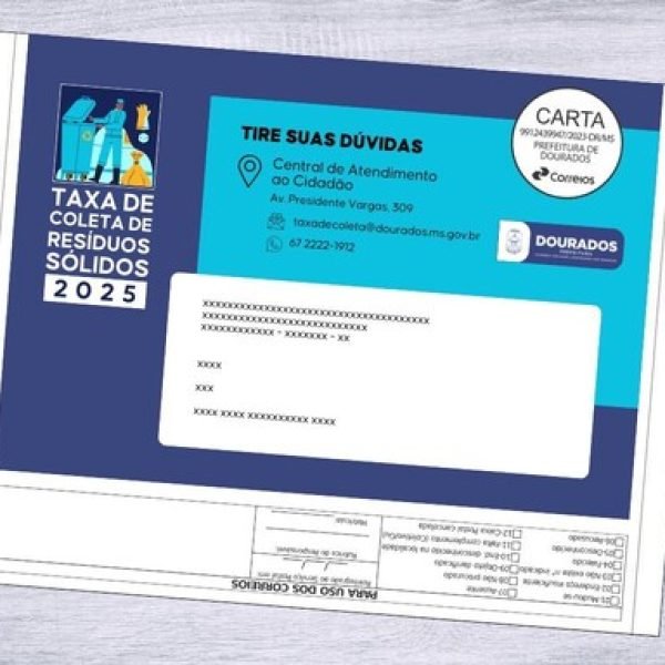 Segunda parcela da Taxa de Lixo em Dourados vence dia 16 de junho